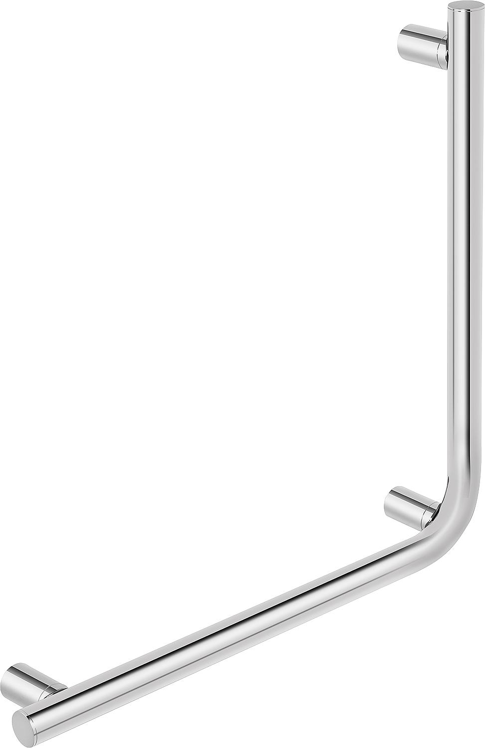 Elida 90° angled handle, chrome-plated stainless steel, WxHxD: 516x516x87mm