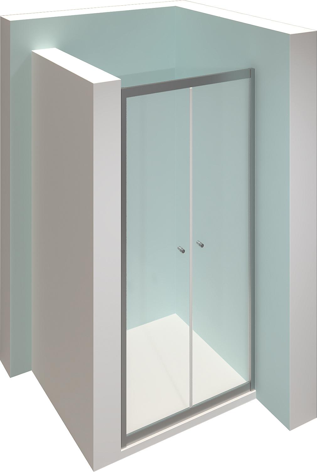 Nischendusche Alpha 2, 2 Pendeltüren