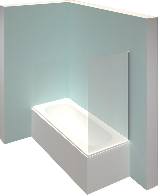 Seitenwand Alpha 2, Maßanfertigung, für Badewanne