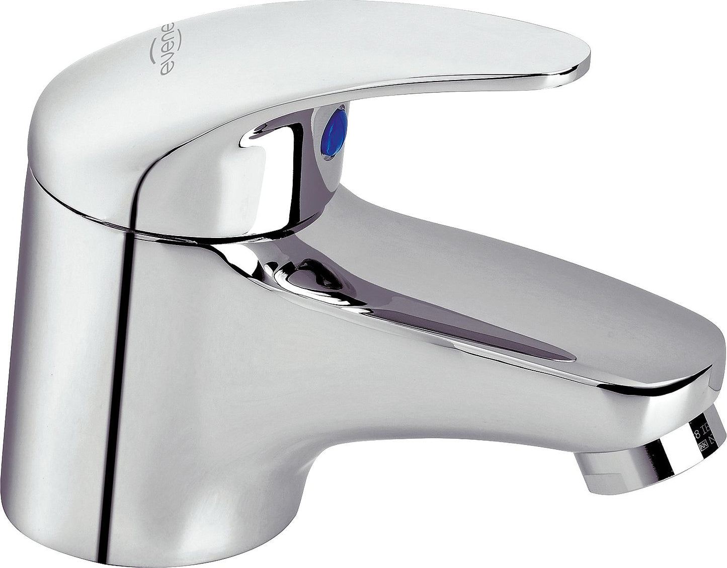 Robinet sur pied Rumba II, saillie de 91 mm, chromé, avec flexible de raccordement DN15 (1/2") x DN10 (3/8")