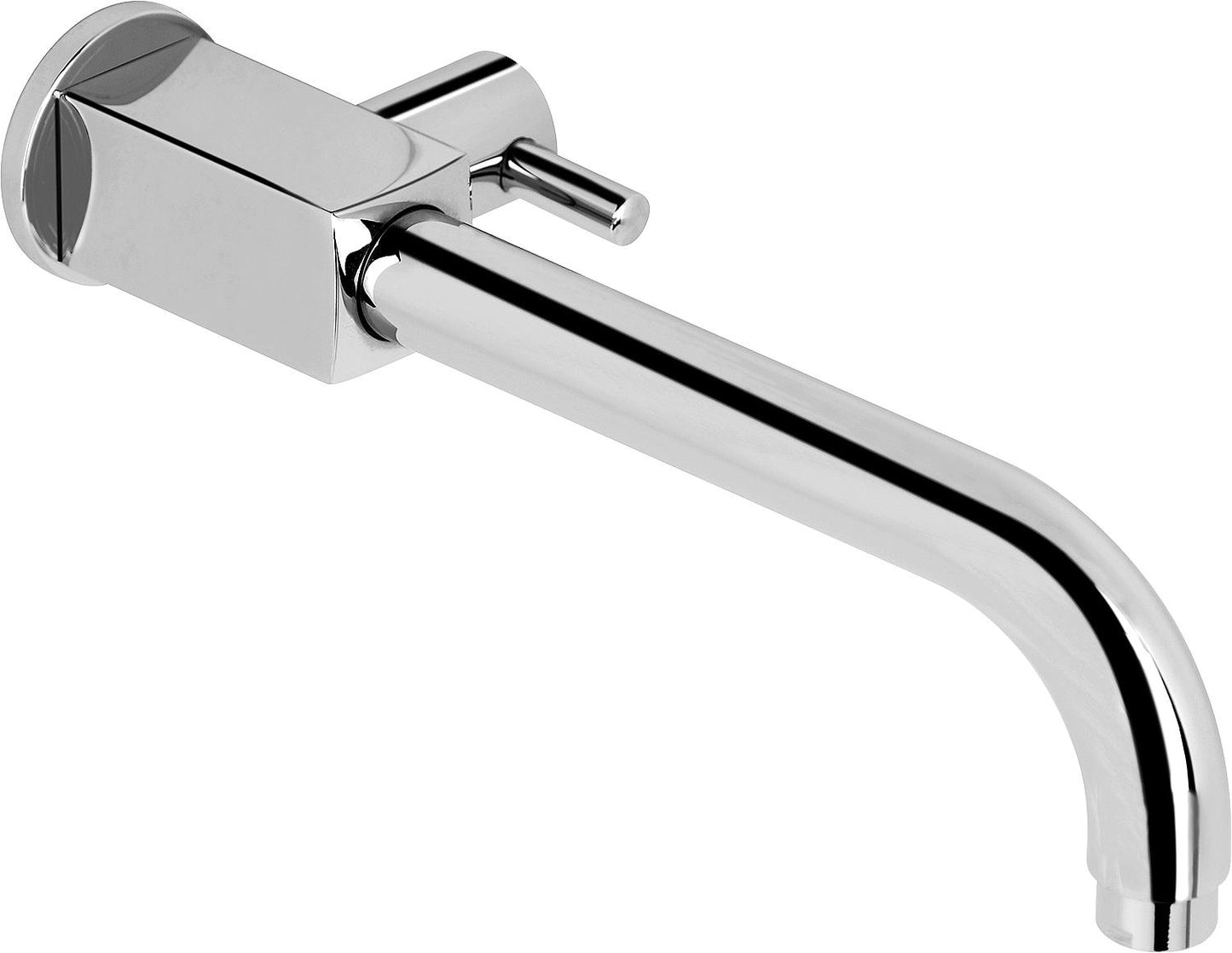 Salsa wall-mounted outlet valve, 209 mm projection, chrome