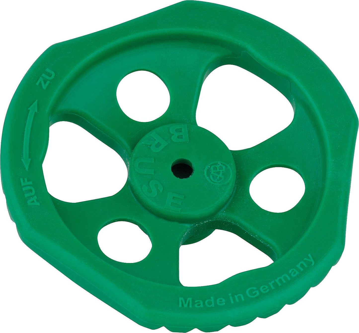 Handwheel D=85mm, SW9 to DN50 (2") Top parts colour: green