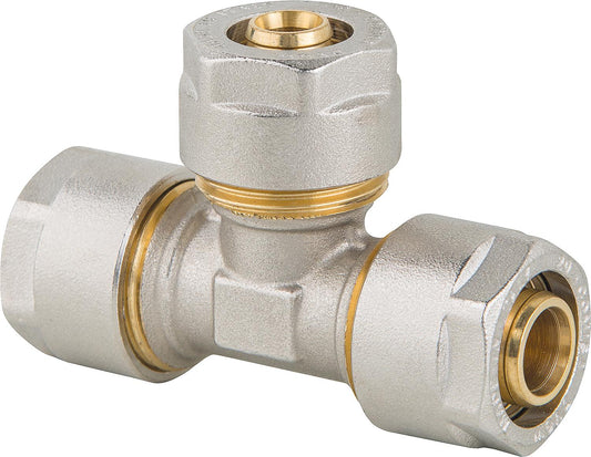 Bague de compression MSVR, pièce en T réduite 20x2 - 16x2 - 16x2 mm