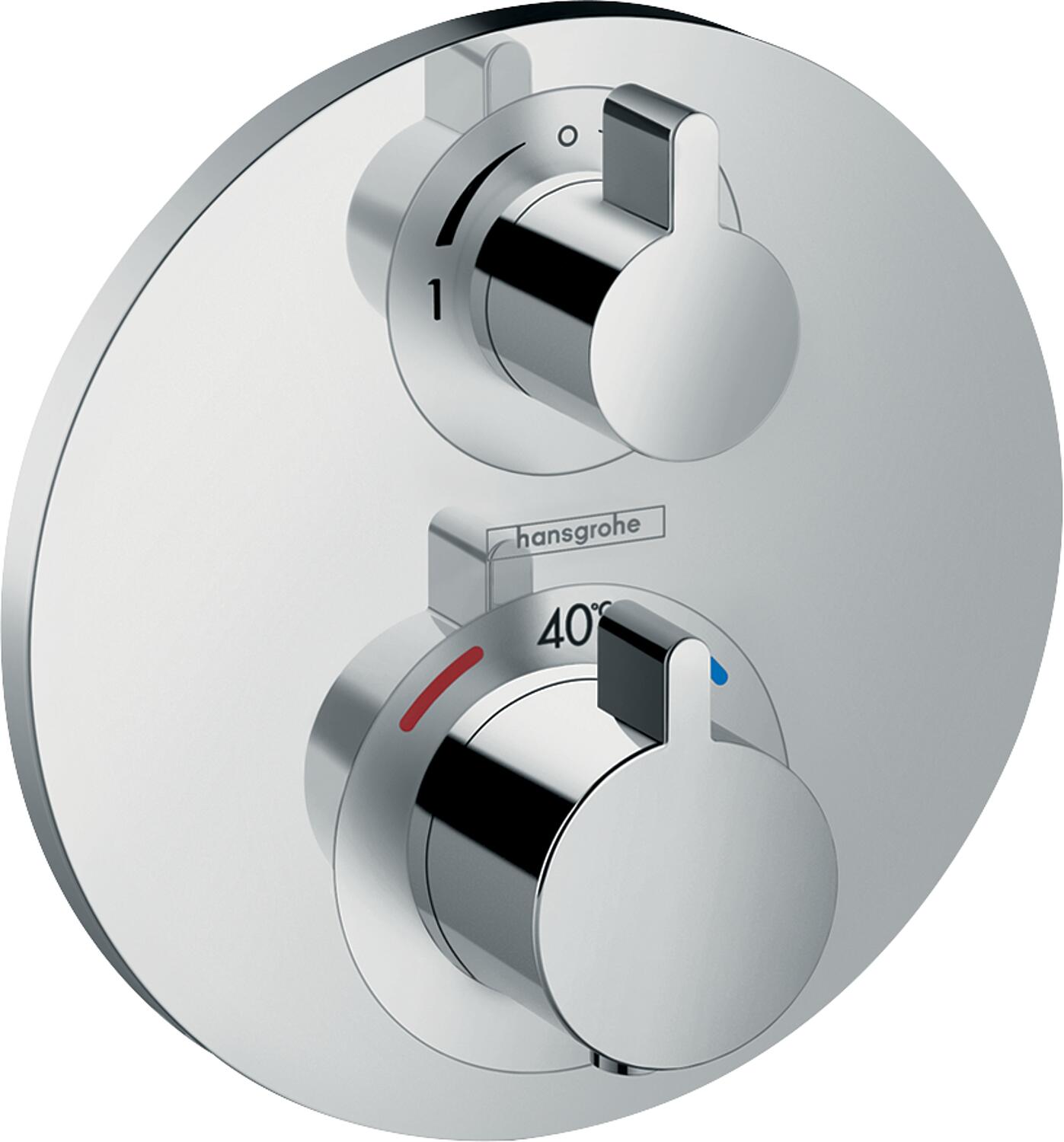 Hansgrohe Ecostat S concealed 2-port switch, matte black