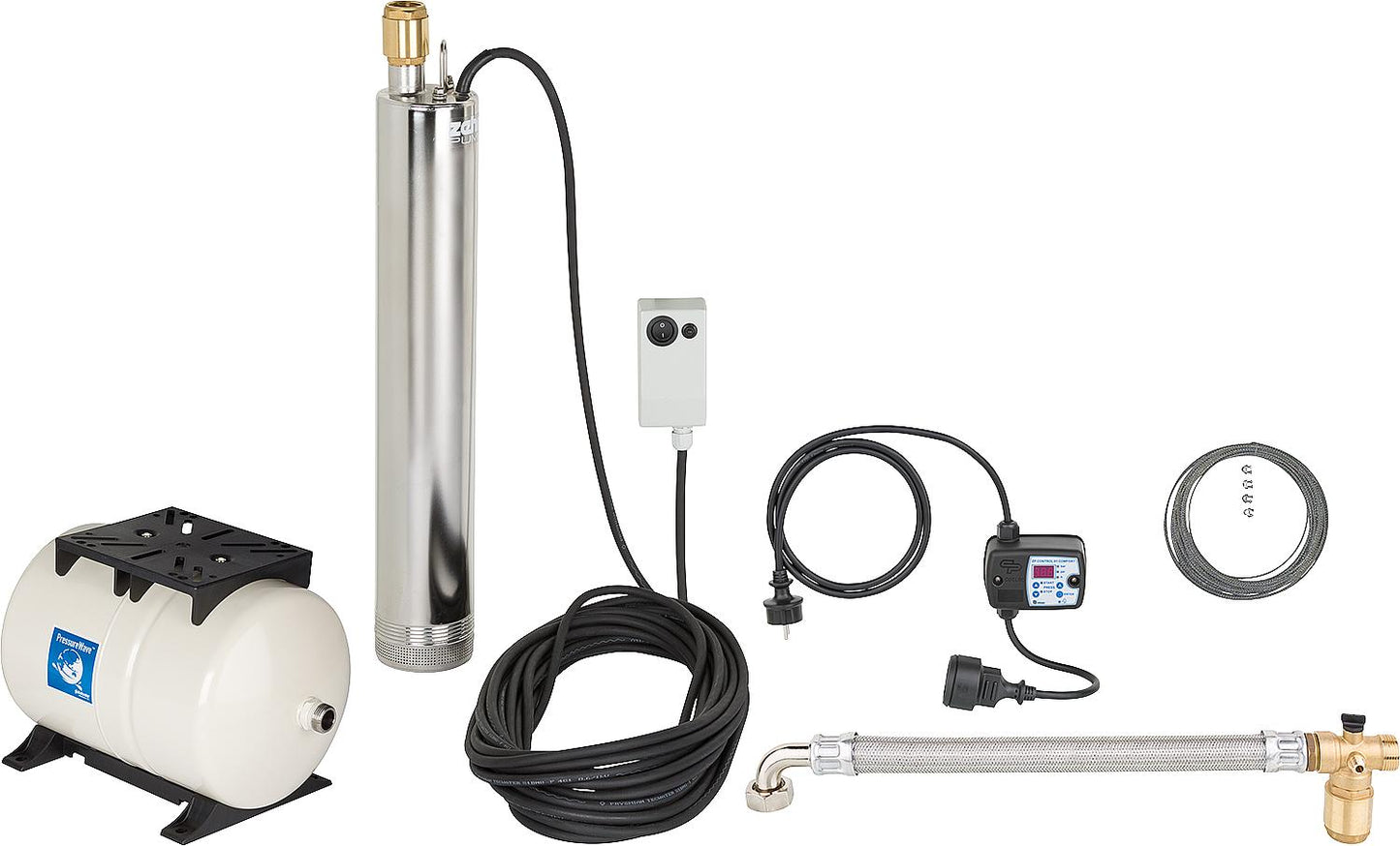 Système d'alimentation en eau Zehnder TM 15 avec réservoir sous pression et pressostat