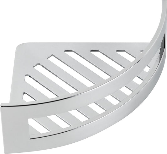 Caledon corner soap dish, 257x183x79 mm, metal/ABS plastic, chrome-plated