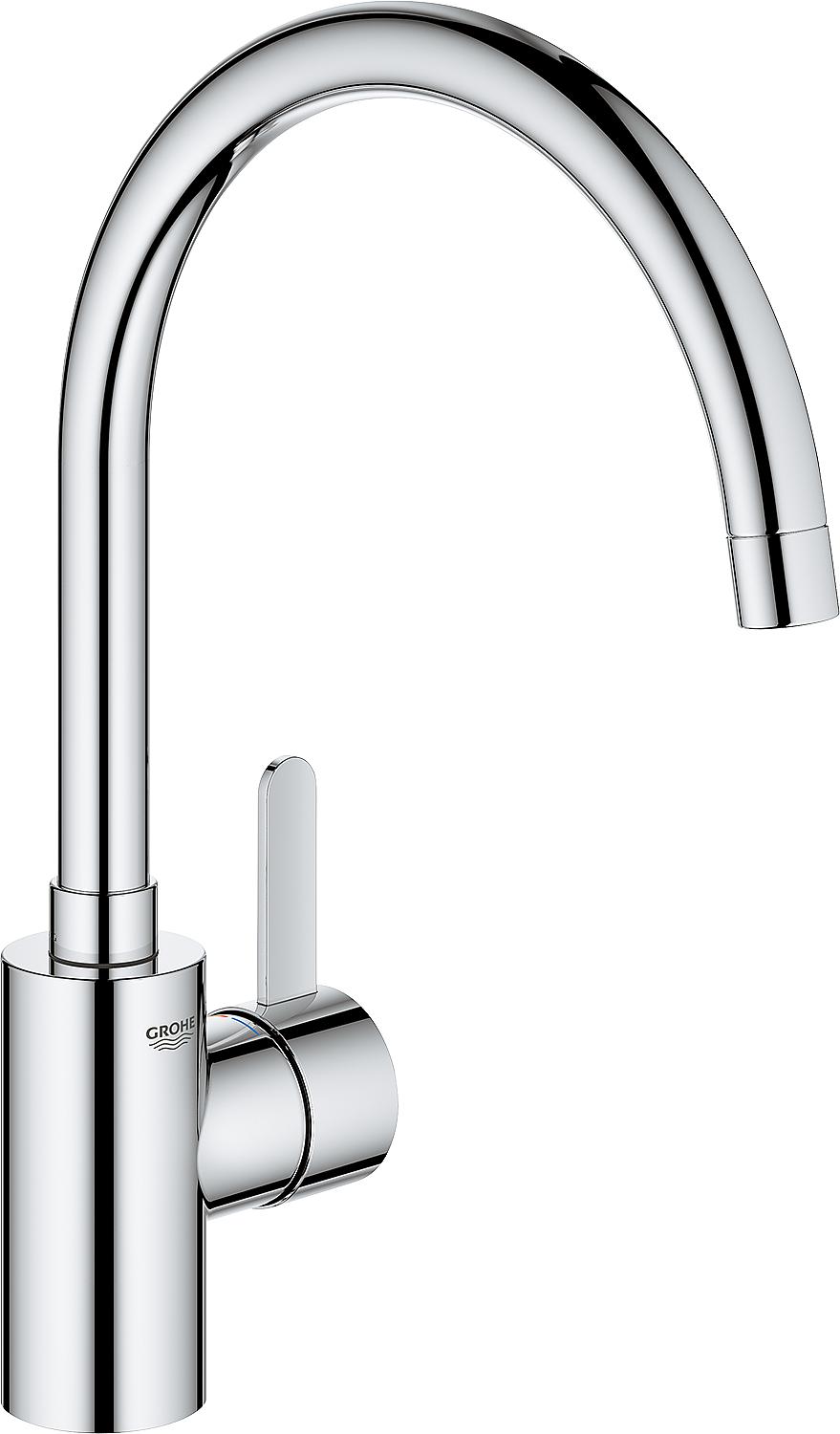 Grohe Eurosmart Cosmopolitan ND kitchen mixer tap with swivel spout, 223 mm projection, chrome