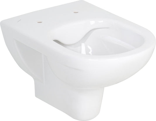 WC suspendu Laufen PRO, à chasse d'eau profonde, blanc, sans bride, dimensions (L x H x P) : 360 x 340 x 530 mm