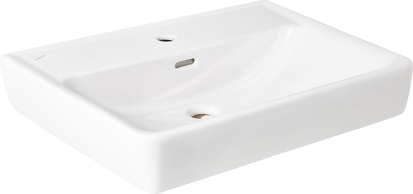 Laufen PRO A washbasin, white, with overflow, suitable for under-counter installation, WxHxD: 650x170x480mm