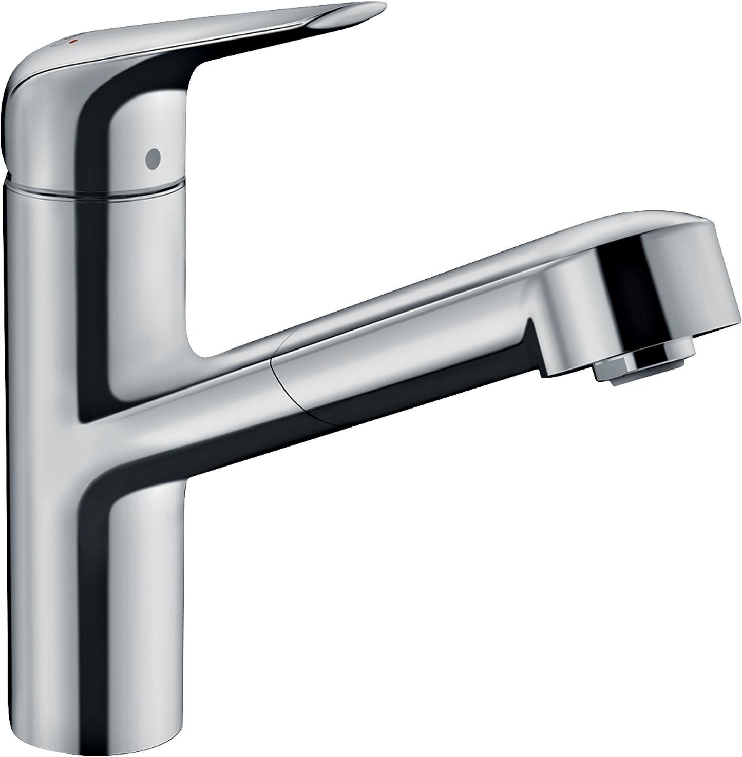 Hansgrohe 150 M4214 kitchen mixer with pull-out spout + S-Box system, 225 mm projection, chrome