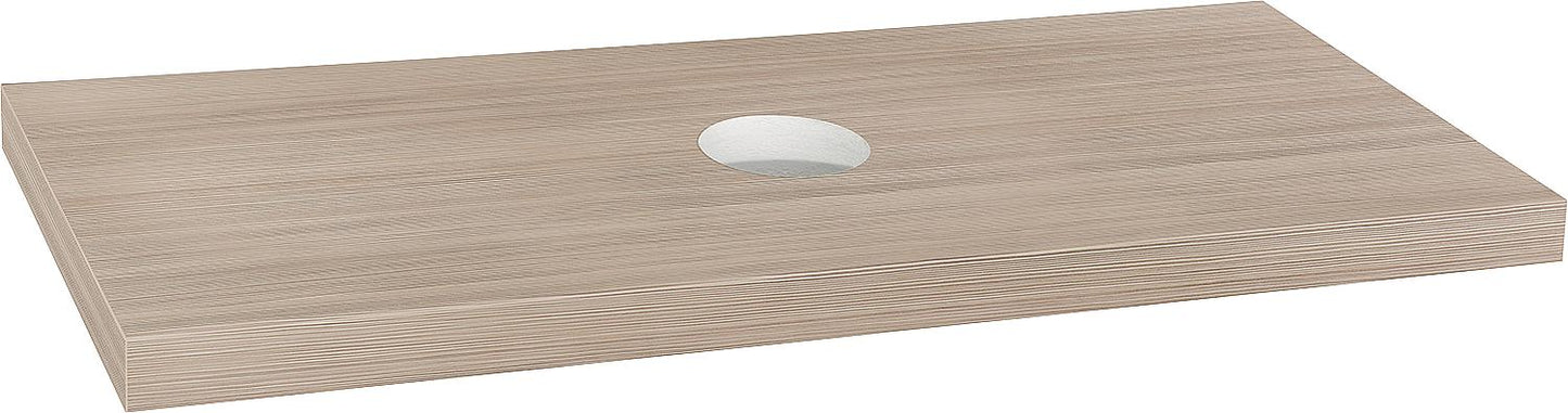 Blata Larch Chestnut Console without Drilling with Bracket 1200x56x510 mm