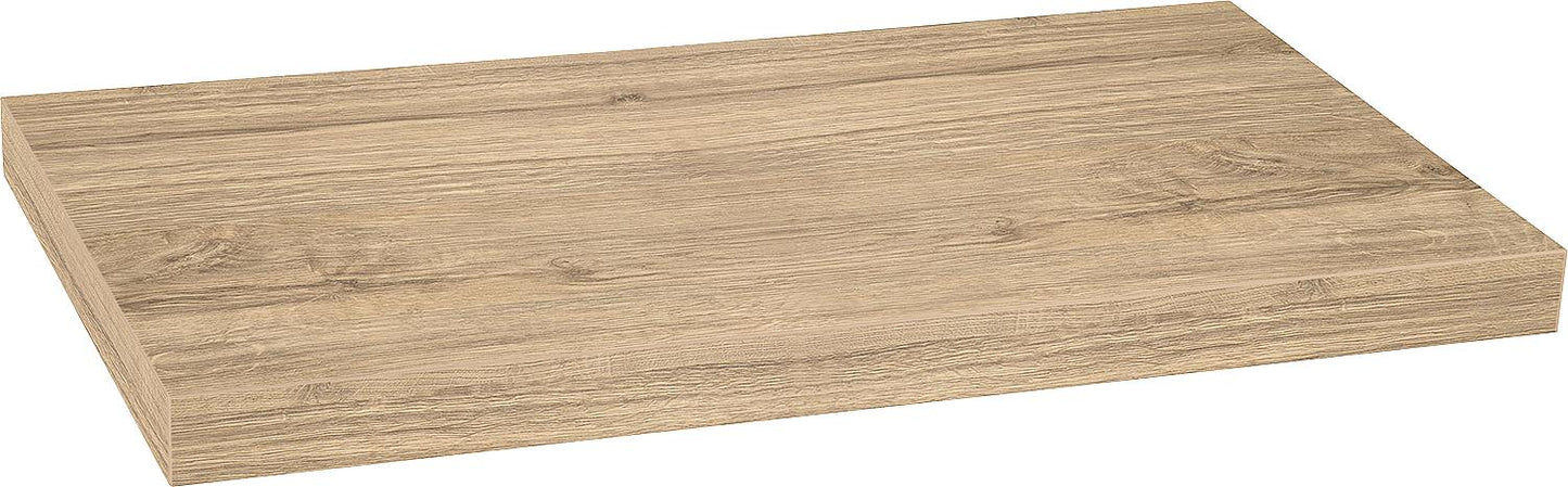 Blata Larch Chestnut Console without Drilling with Bracket 1200x56x510 mm