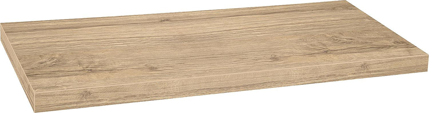 Blata Larch Chestnut Console without Drilling with Bracket 1200x56x510 mm