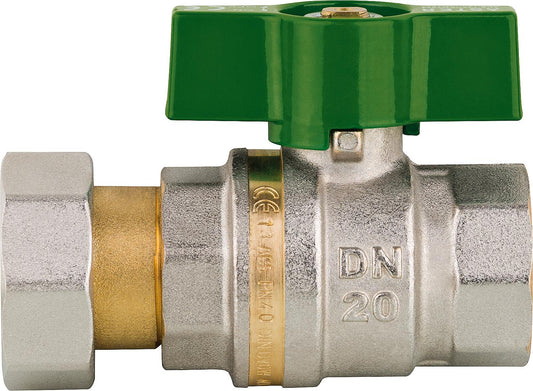 Messingkugelhahn IG x Überwurf