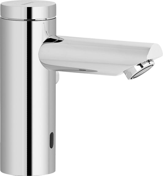 Benkiser Metrix II basin mixer tap, 100 mm projection, IR sensor, mains operation