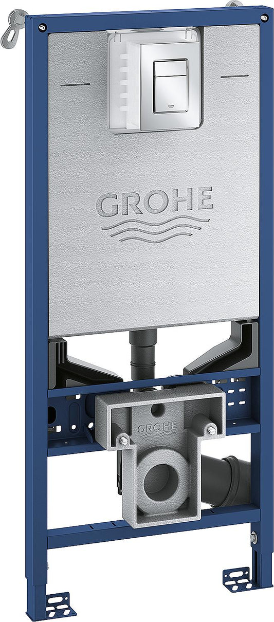 GROHE Rapid SLX Set cistern with Skate Cosmop flush plate, chrome