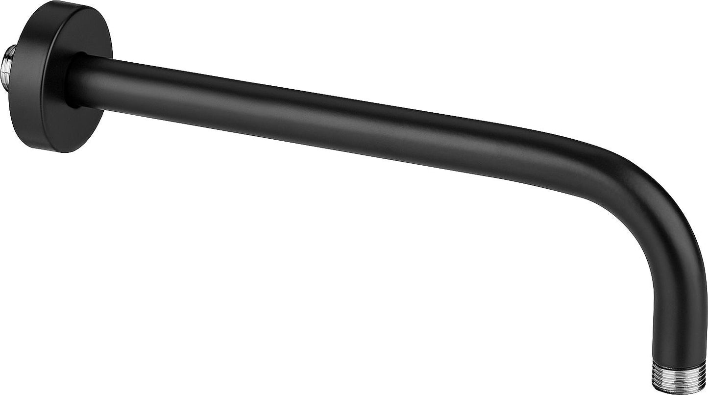 Wand-Anschlussrohr Enzan Nero DN15 (1/2") L=400 mm schwarz matt