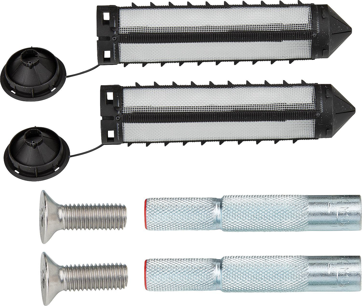 Hewi mounting system for support grab bars/folding seats on aerated concrete walls