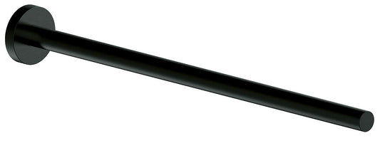 Eldrid nero single-arm towel rail, L=405 mm, brass, black