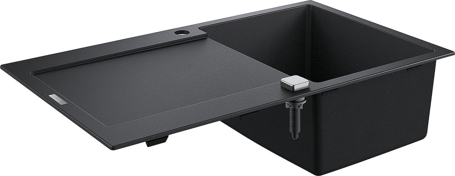 Évier Grohe K500 50-C en composite de quartz, 1 cuve, réversible, L x P : 860 x 500 mm