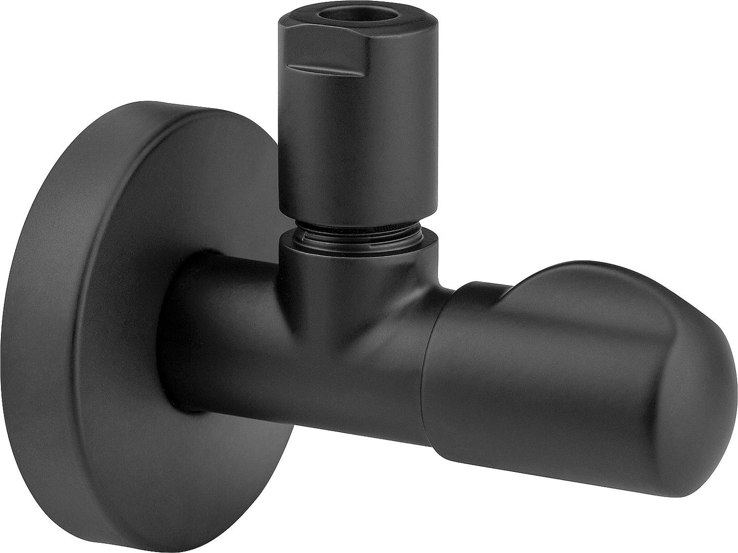 Design-Eckventil Serie Linea DN 15 (1/2“), schwarz matt