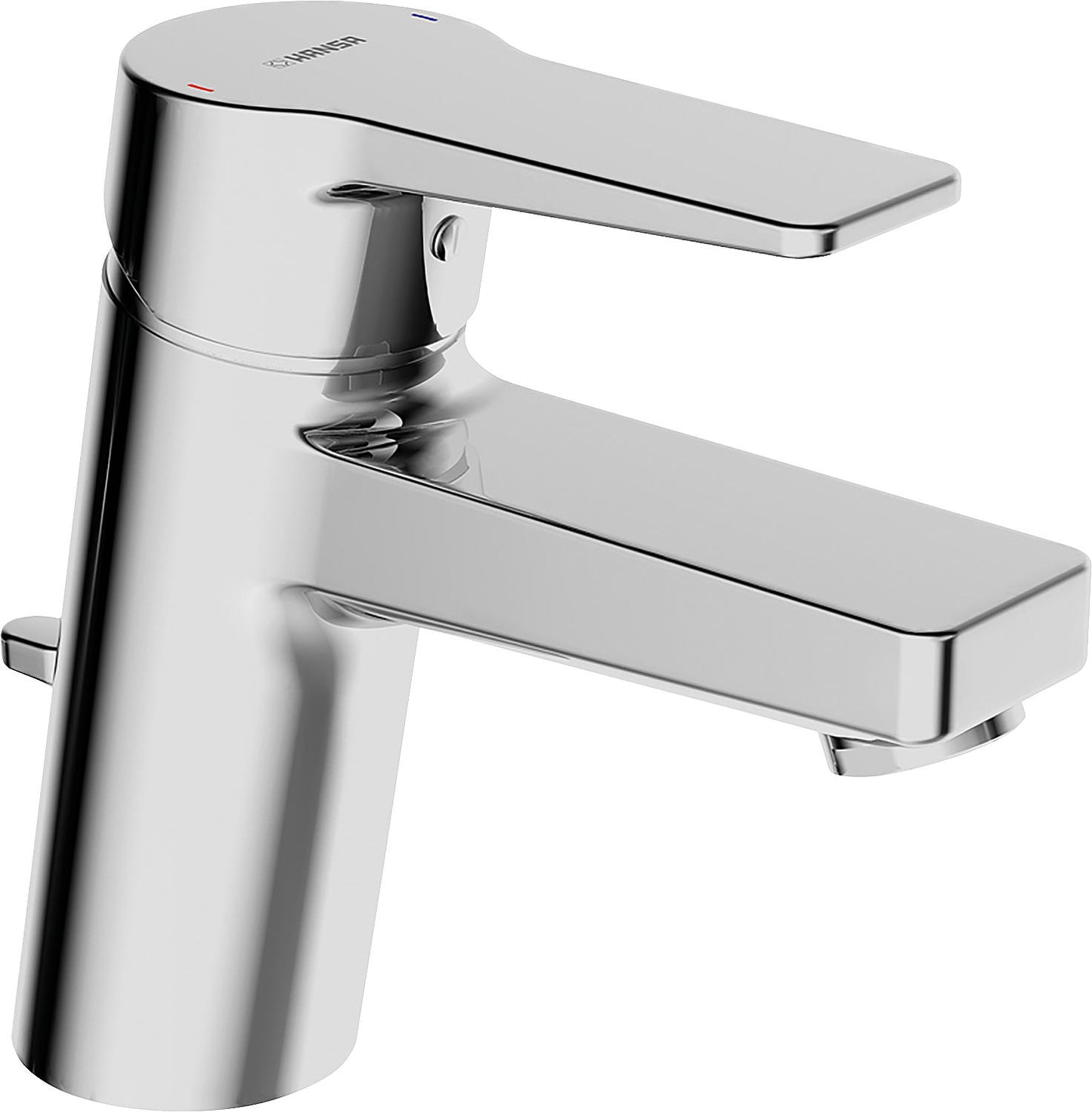 Hansa Hansatwist basin mixer, projection 113 mm, chrome-plated