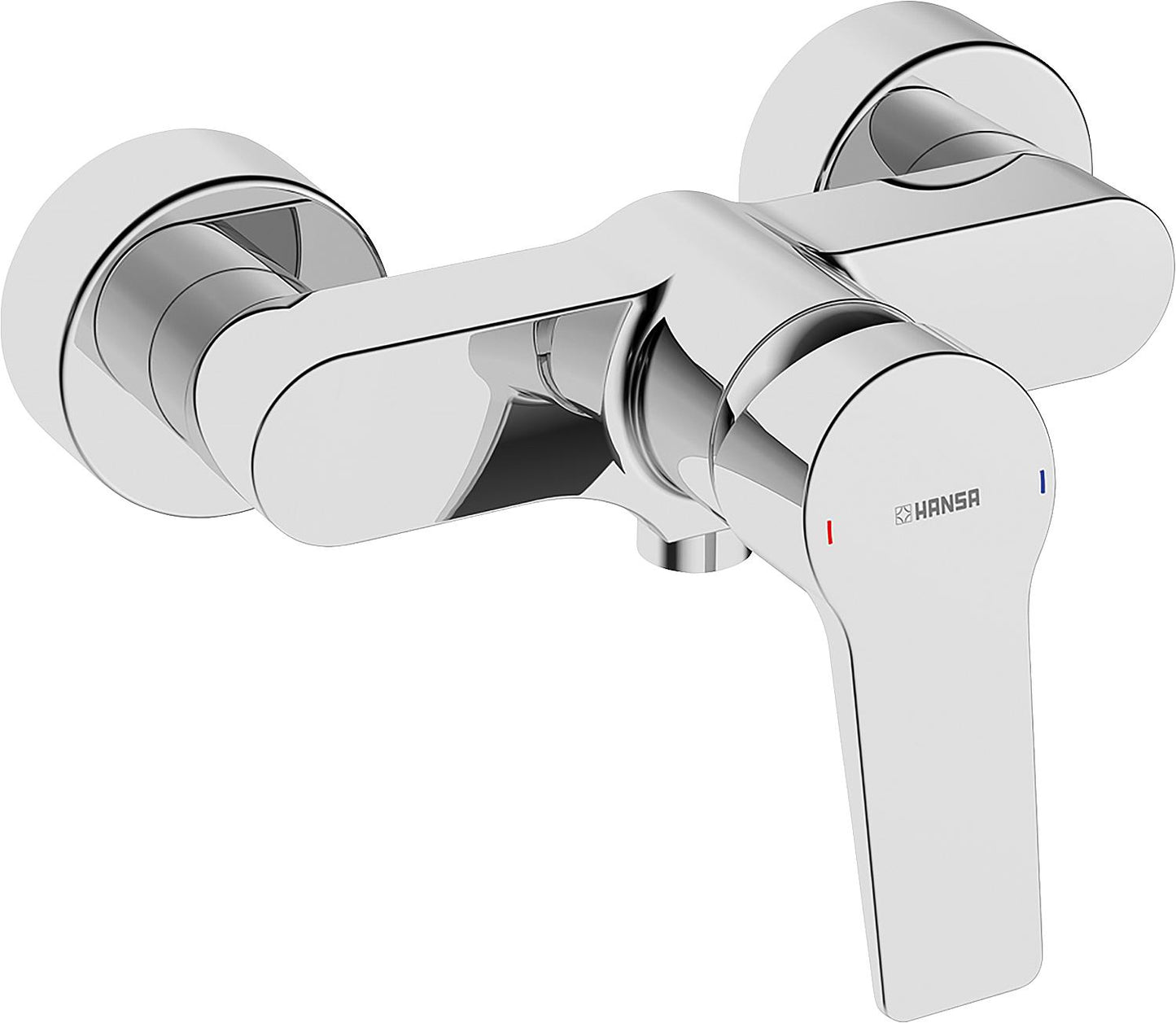 Hansa Hansatwist chrome AP shower mixer