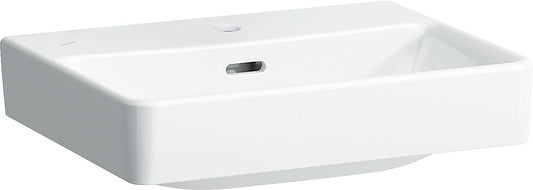 Lavabo Laufen Pro S 450 x 340 mm, blanc, avec trop-plein, 1 trou de robinetterie au centre