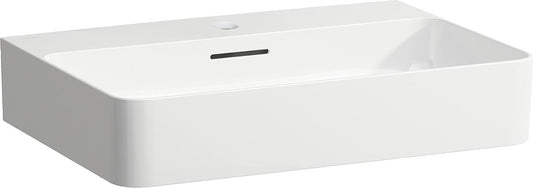 Lavabo Laufen VAL 600x420mm, blanc, avec trop-plein, 1 trou de robinetterie au centre