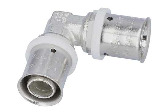 Press fitting for MSVR 90° elbow, tinned, 32x3 - 32x3mm, TH contour