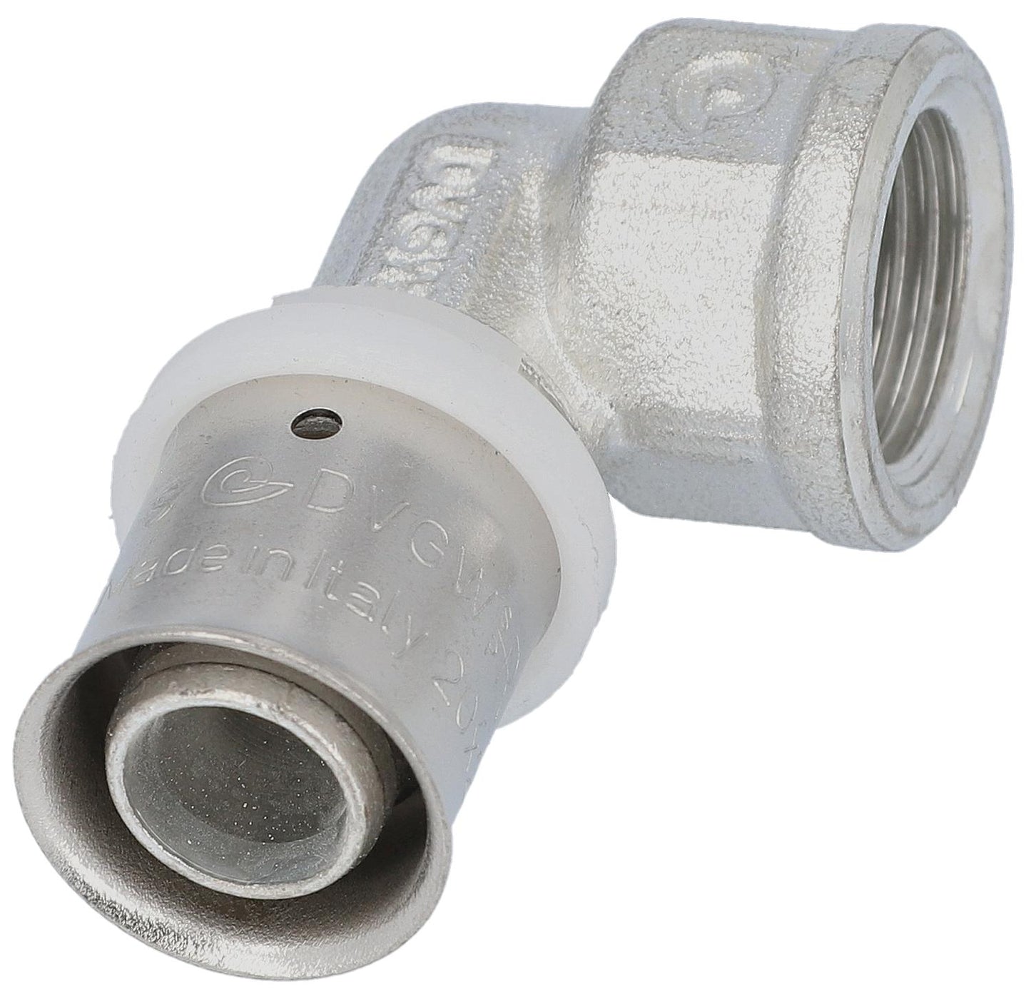 Press fitting for MSVR transition elbow female thread, tinned, 32x3mm - 1", TH contour