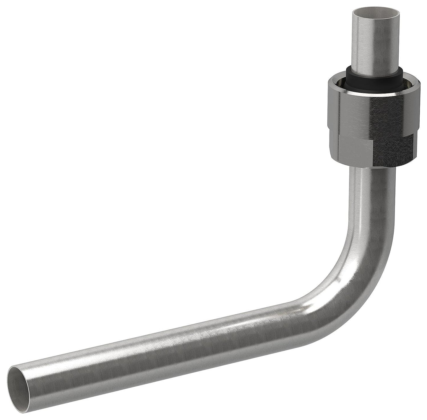Metal pipe fitting elbow 90° with Eurocone screw connection 15mm, 2 pieces