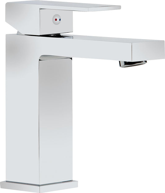 Samba II basin mixer, 112 mm projection, without waste fitting, chrome