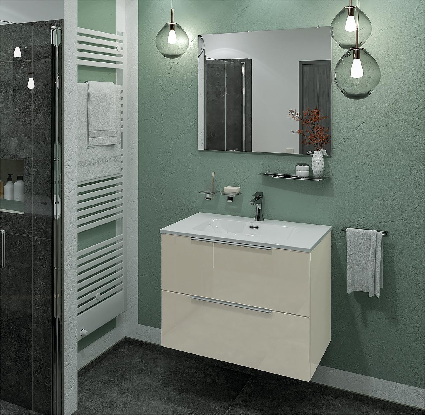 Ensemble de meubles de salle de bain Bali, largeur 810 mm