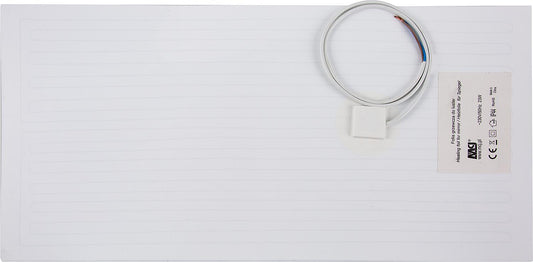 Anti-fog adhesive film for mirrors, voltage 230V, power 75W, WxH: 800x500 mm