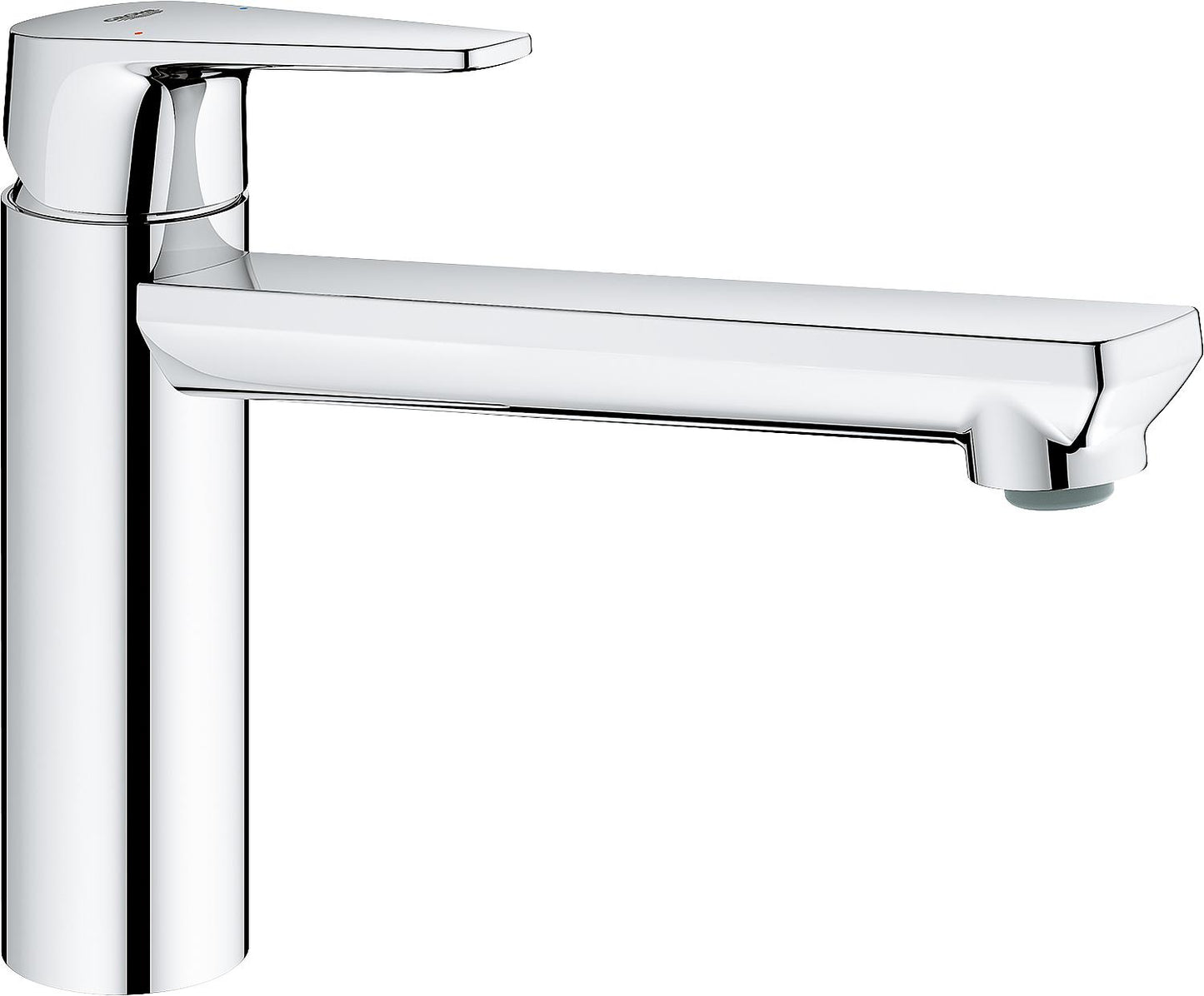 Spültischmischer Grohe Bauedge Schwenkauslauf Ausladung 222 mm chrom