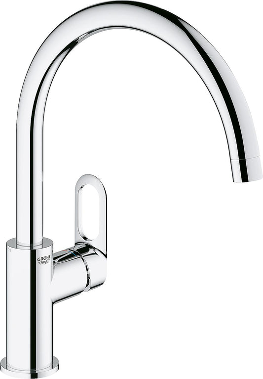 Spültischmischer Grohe BauFlow Schwenkauslauf Ausladung 223 mm chrom