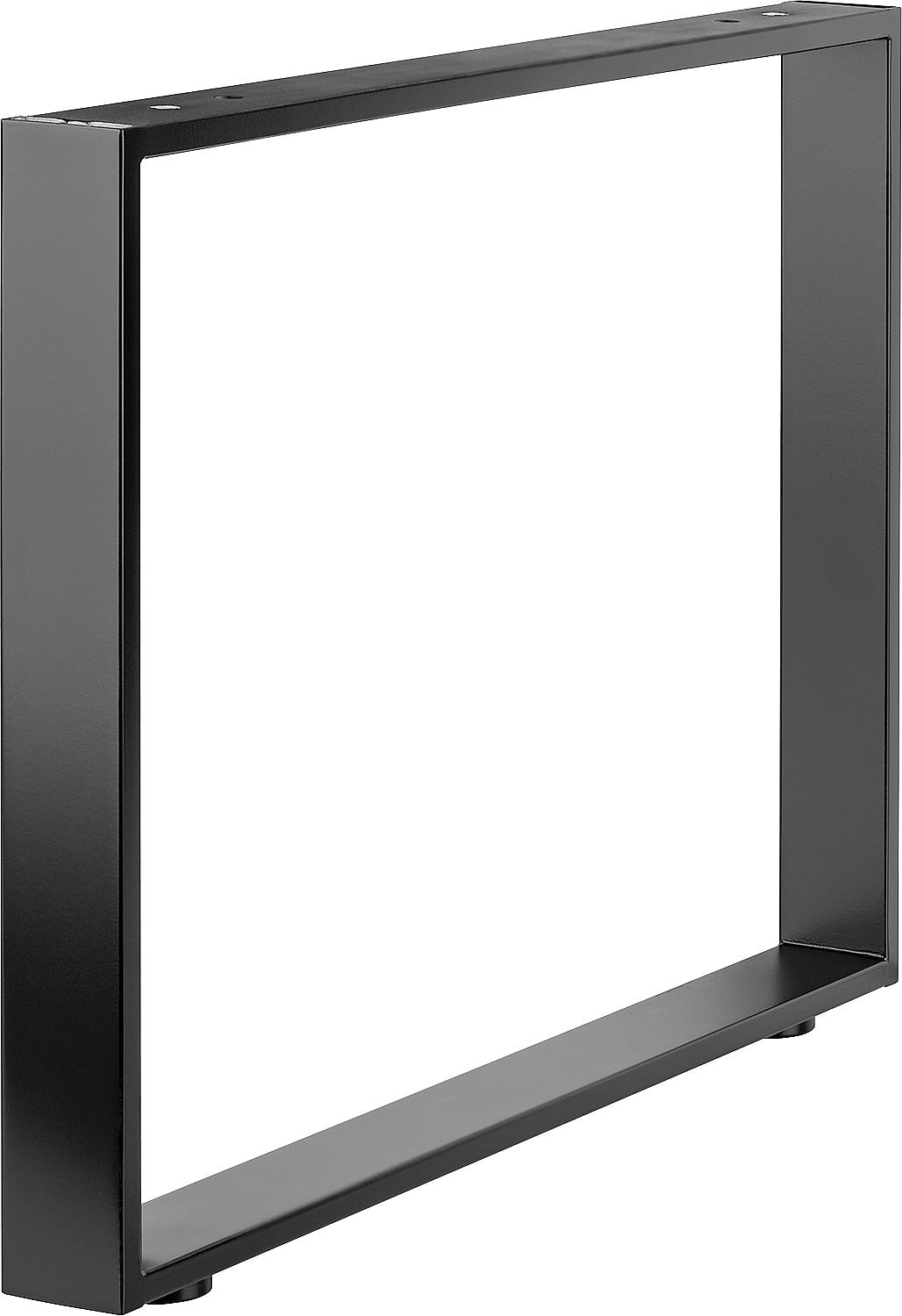 Base frame LOssA 1 piece black WxHxD: 450x340x40 mm