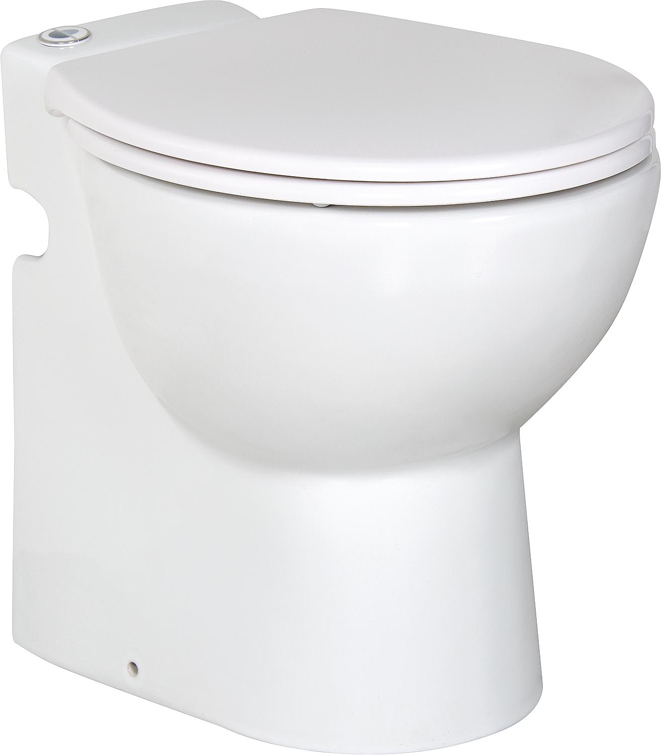 Kompakt WC Lomac Gestolette 1010 mit Hebeanlage und autom. Spülung inkl. Sitz mit Absenkaut.