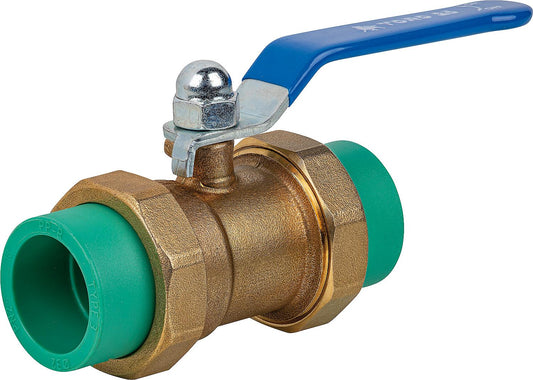 PPR pipe ball valve with screw connection 32mm
