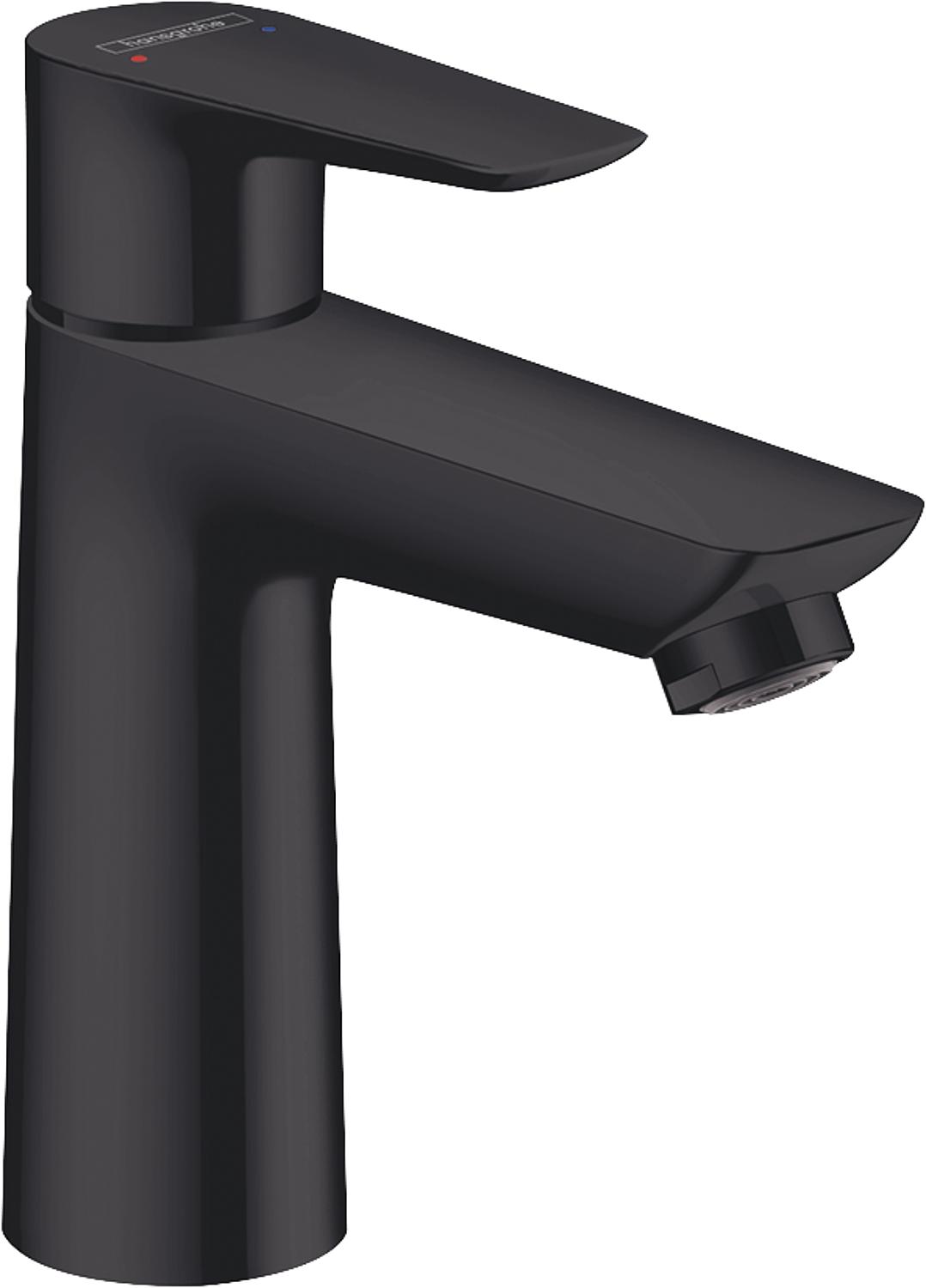 Hansgrohe 110 Talis E basin mixer, 112 mm projection, matt black