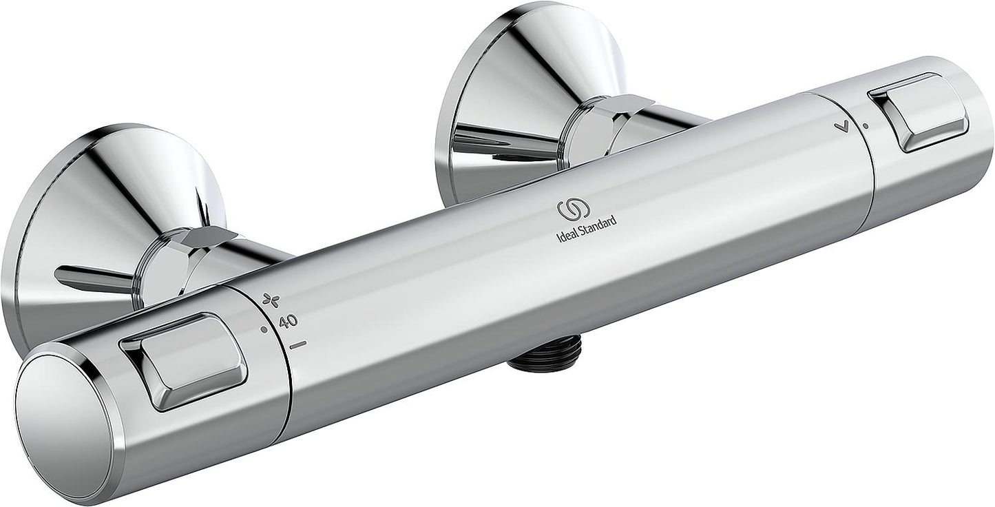 Thermostat de douche chromé à montage en surface Ideal Standard Ceratherm T25