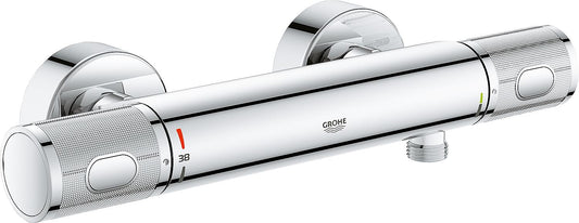 Grohe Grohtherm 1000 Performance chrome surface-mounted shower thermostat