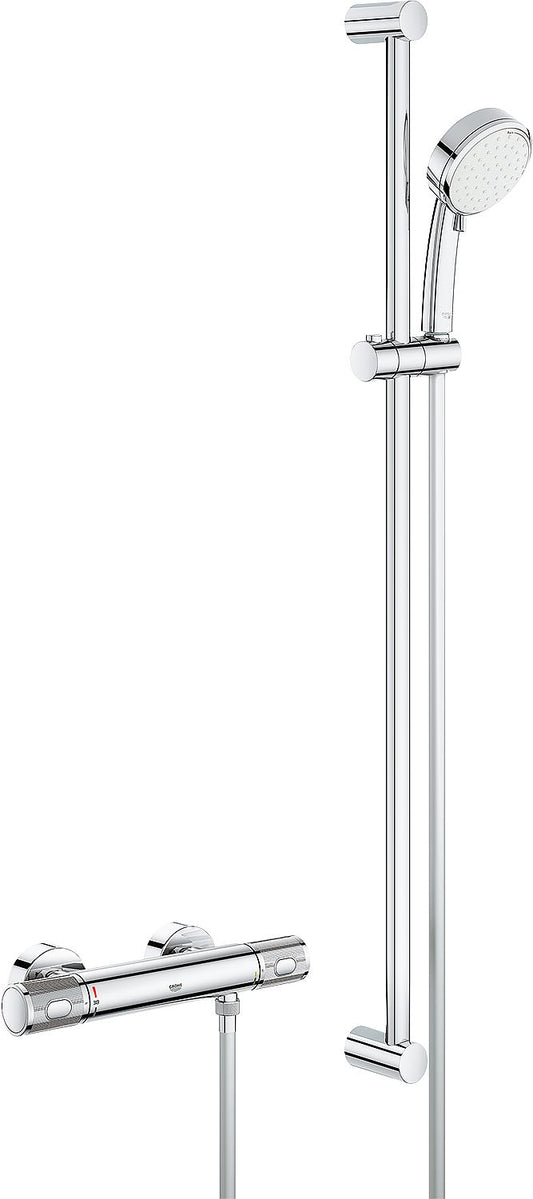 Brause-Set Tempesta mit Thermostat Grohe Grotherm 1000 Performance