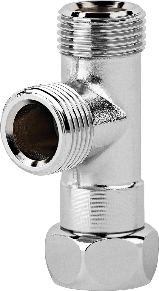 T-Stück verchromt DN10 (3/8")