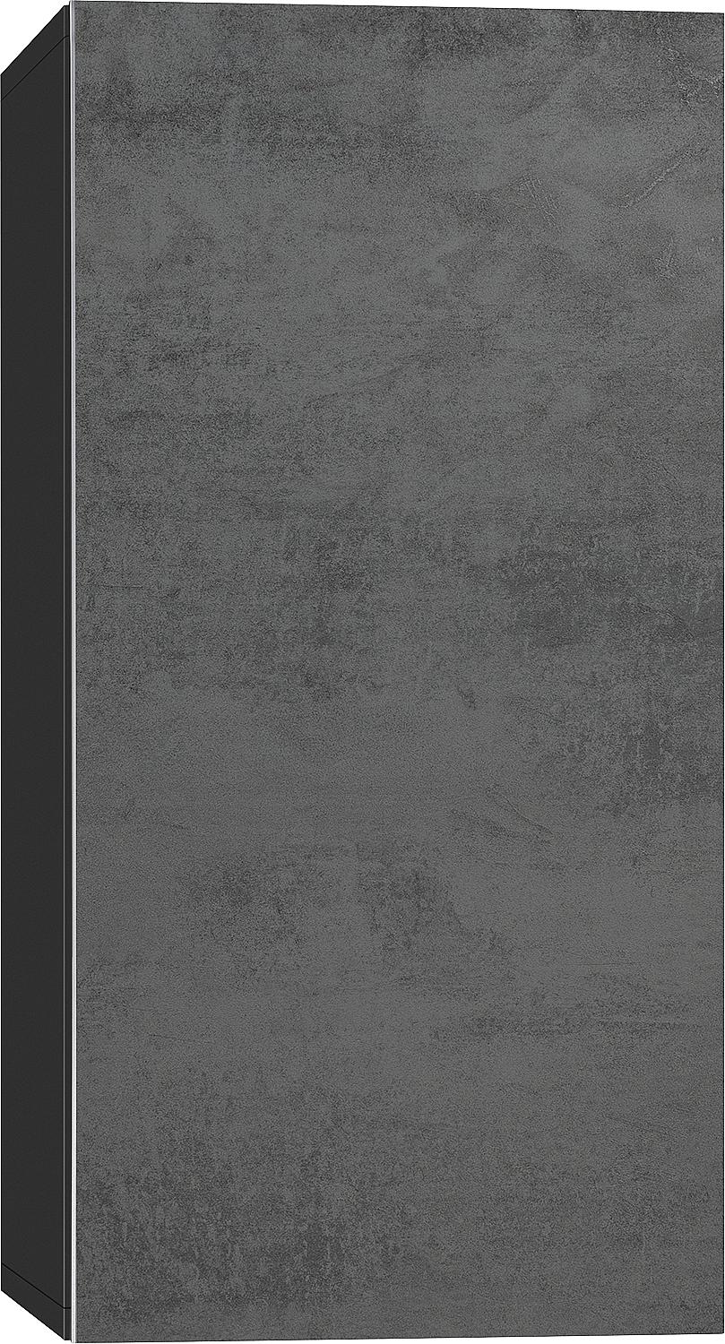 Armoire haute Ela, 800 mm de hauteur, corps noir