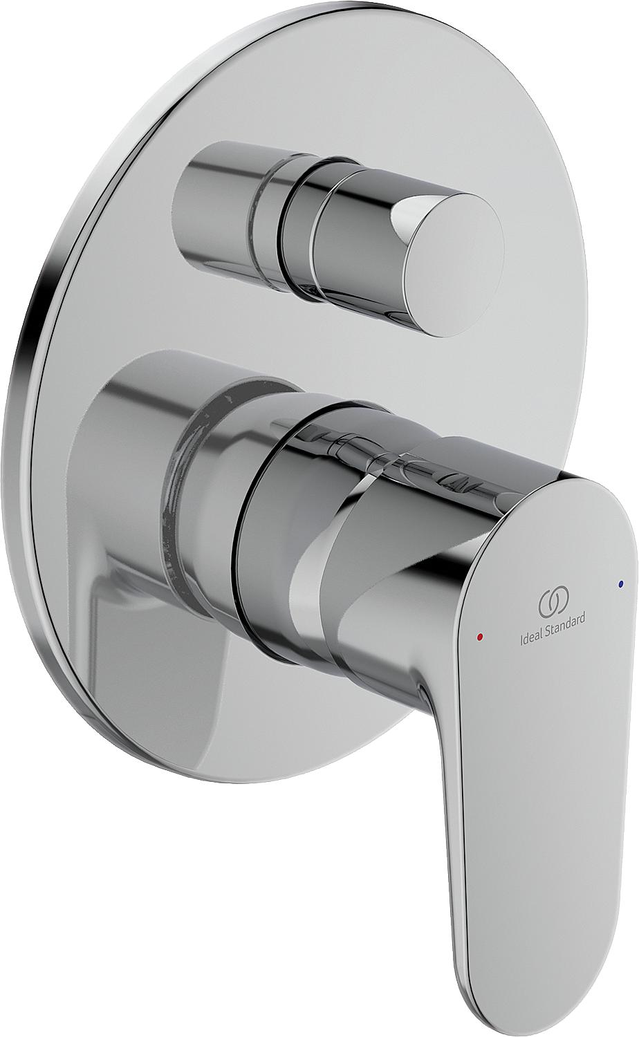 Mitigeur de bain encastré Ideal Standard Cerafine O, rosace Ø : 163 mm, chromé