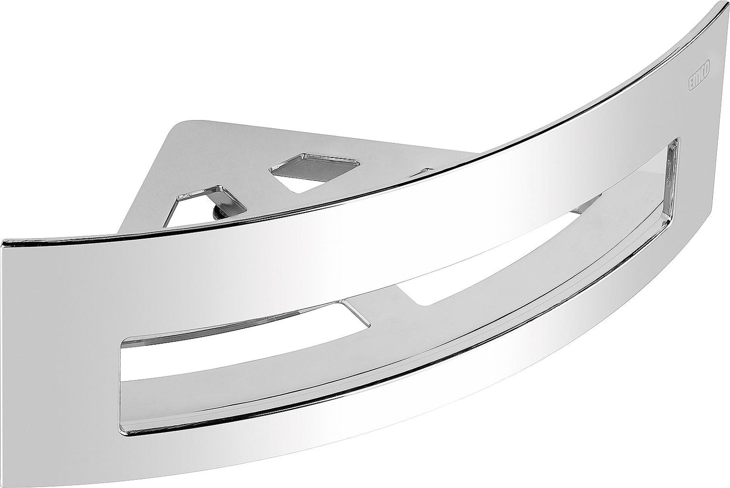 Corner wall basket emco system 2 chrome, indirect wall mounting WxHxD: 185x81x185mm