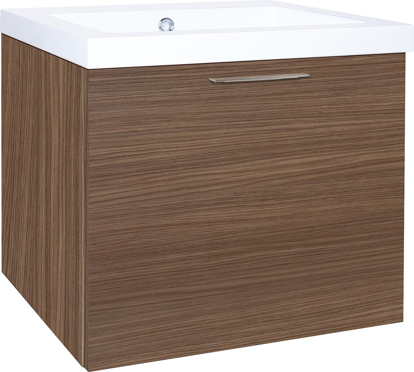 WTU+Mineral cast water heater EKRY white high gloss 1 drawer 610x550x510mm