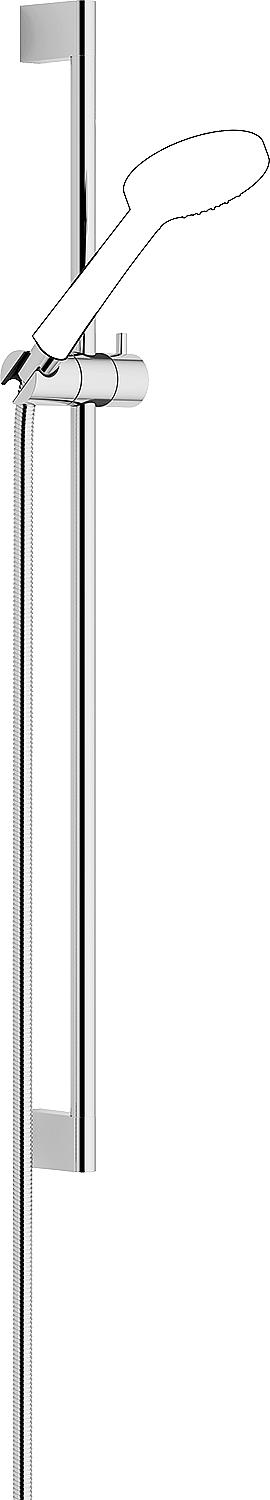 Brausestange Dornbracht 856 mm, 3/8" Brauseschlauch 1750 mm, chrom